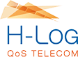 H-Log QoS Telecom logo