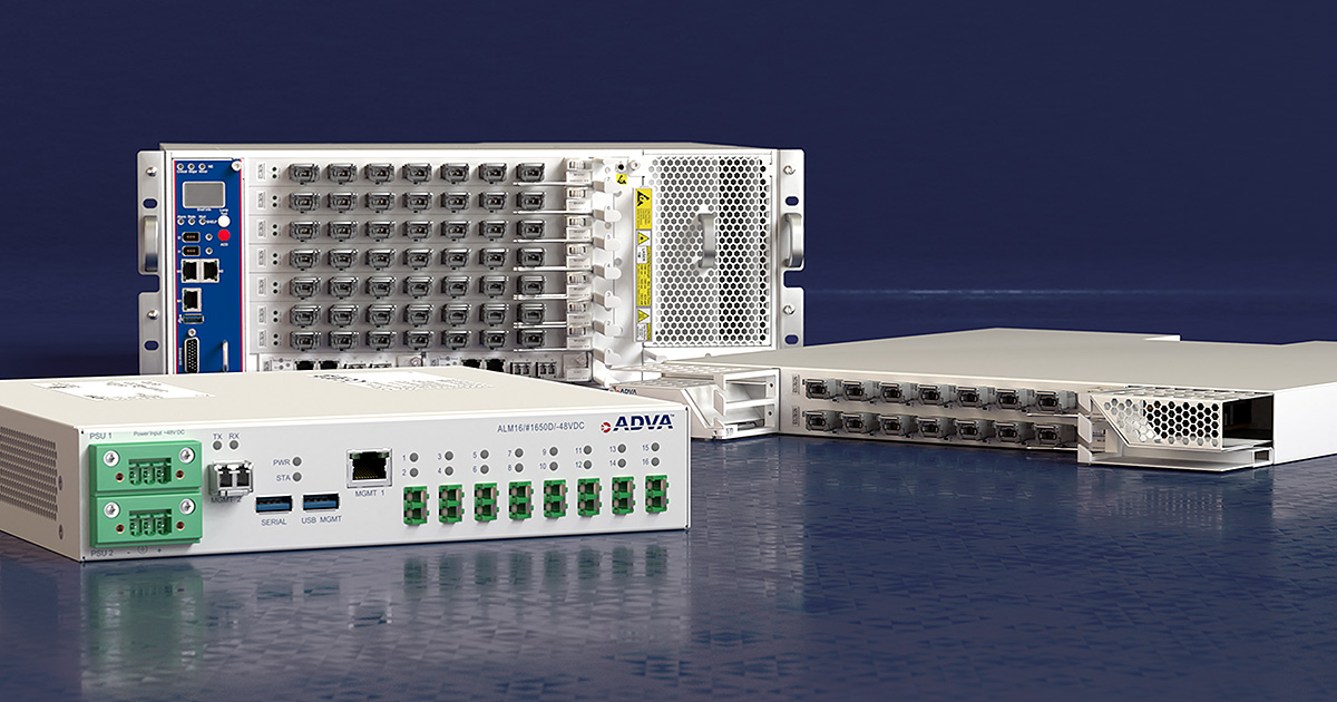 ADVA’s OpenFabric™ OTN cross-connect and ALM fiber monitoring technology