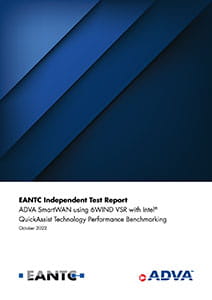 EANTC independent test report: ADVA SmartWAN using 6WIND VSR with Intel® Quick Assist technology performance benchmarking
